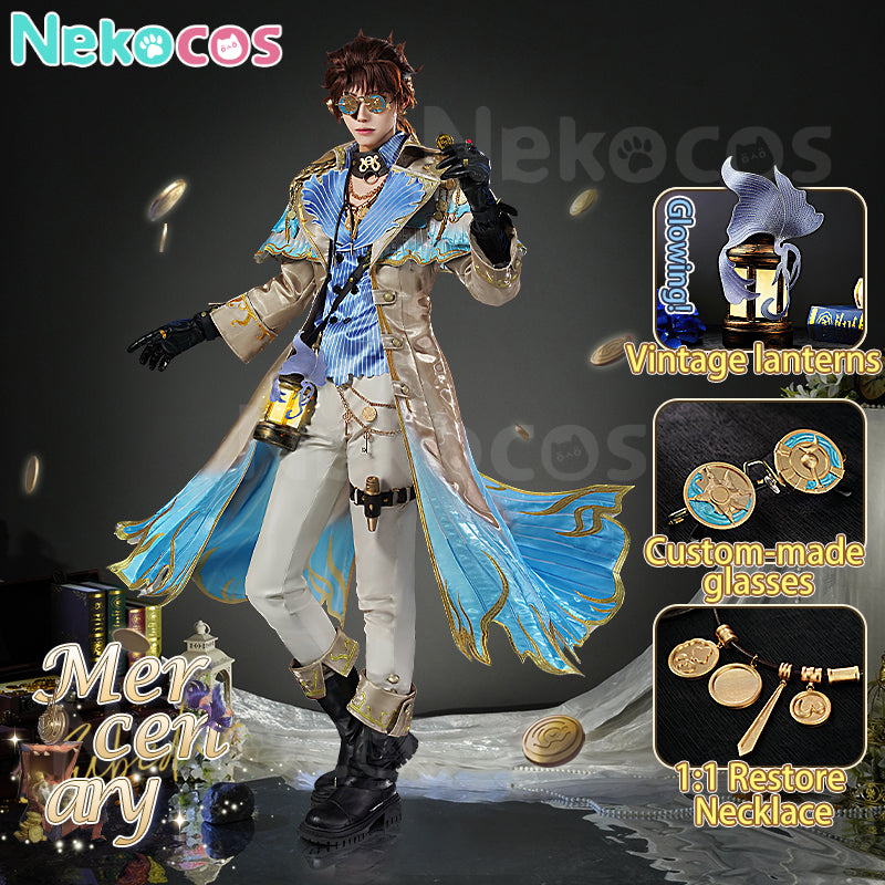 【Nekocos】Game Identity Ⅴ Cosplay Cabinet of Curiosities Mercenary Naib Subedar Cosplay Costume Premium Edition | Custom-Tailor