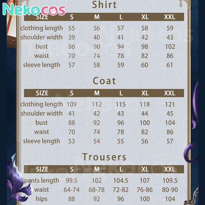 【Nekocos】Game Identity Ⅴ Cosplay Cabinet of Curiosities Mercenary Naib Subedar Cosplay Costume Premium Edition | Custom-Tailor