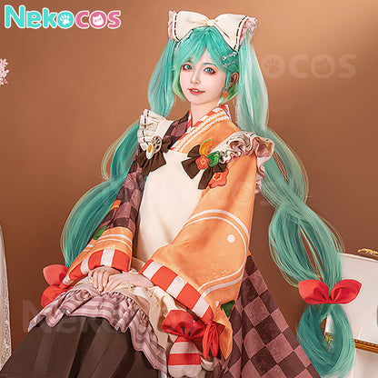 【Nekocos】Vocaloid Hatsune Miku Cosplay Snow Miku 2024 Cosplay Costume Premium Edition | In Stock