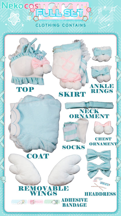 【Nekocos】Vocaloid Cosplay Hatsune Miku and Sanrio Collaboration Cosplay Costume Premium Edition | Custom-Tailor