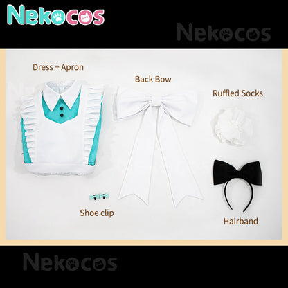 【Nekocos】Vocaloid Cosplay Miku Fairy Tale Alice Cosplay Costume | In Stock