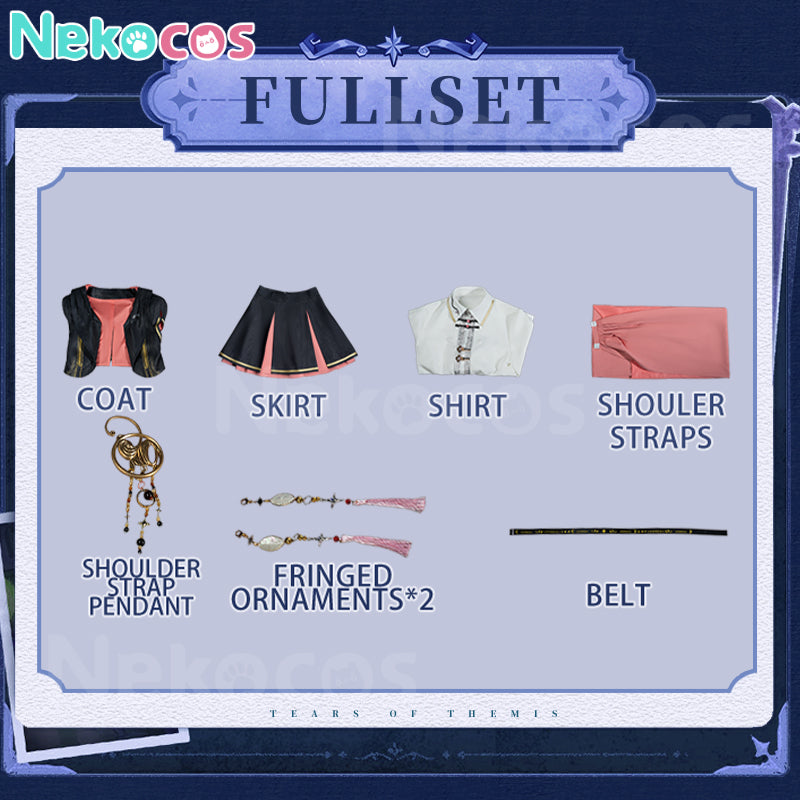 【Nekocos】Game Tears of Themis Cosplay Miss Lawyer Cosplay Costume Premium Edition | In Stock