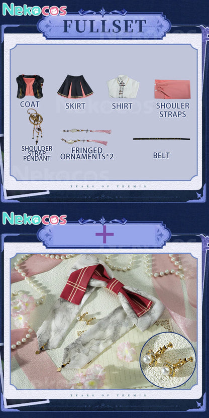 【Nekocos】Game Tears of Themis Cosplay Miss Lawyer Cosplay Costume Premium Edition | In Stock