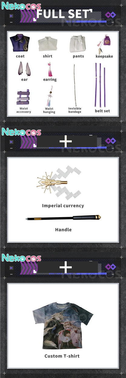 【Nekocos】Game Arknights Cosplay Miyaji Cosplay Costume Premium Edition | Custom-Tailor