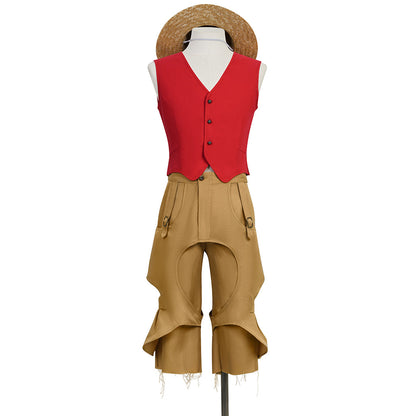 【Nekocos】Movie Cosplay Monkey D. Luffy Cosplay Costume | Custom-Tailor