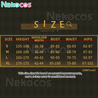 【Nekocos】Game Identity V Mercenary Naib Subedar Cabinet of Curiosities Cosplay Costume Premium Edition | Custom-Tailor
