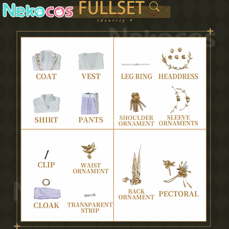 【Nekocos】Game Identity V Mercenary Naib Subedar Cabinet of Curiosities Cosplay Costume Premium Edition | Custom-Tailor