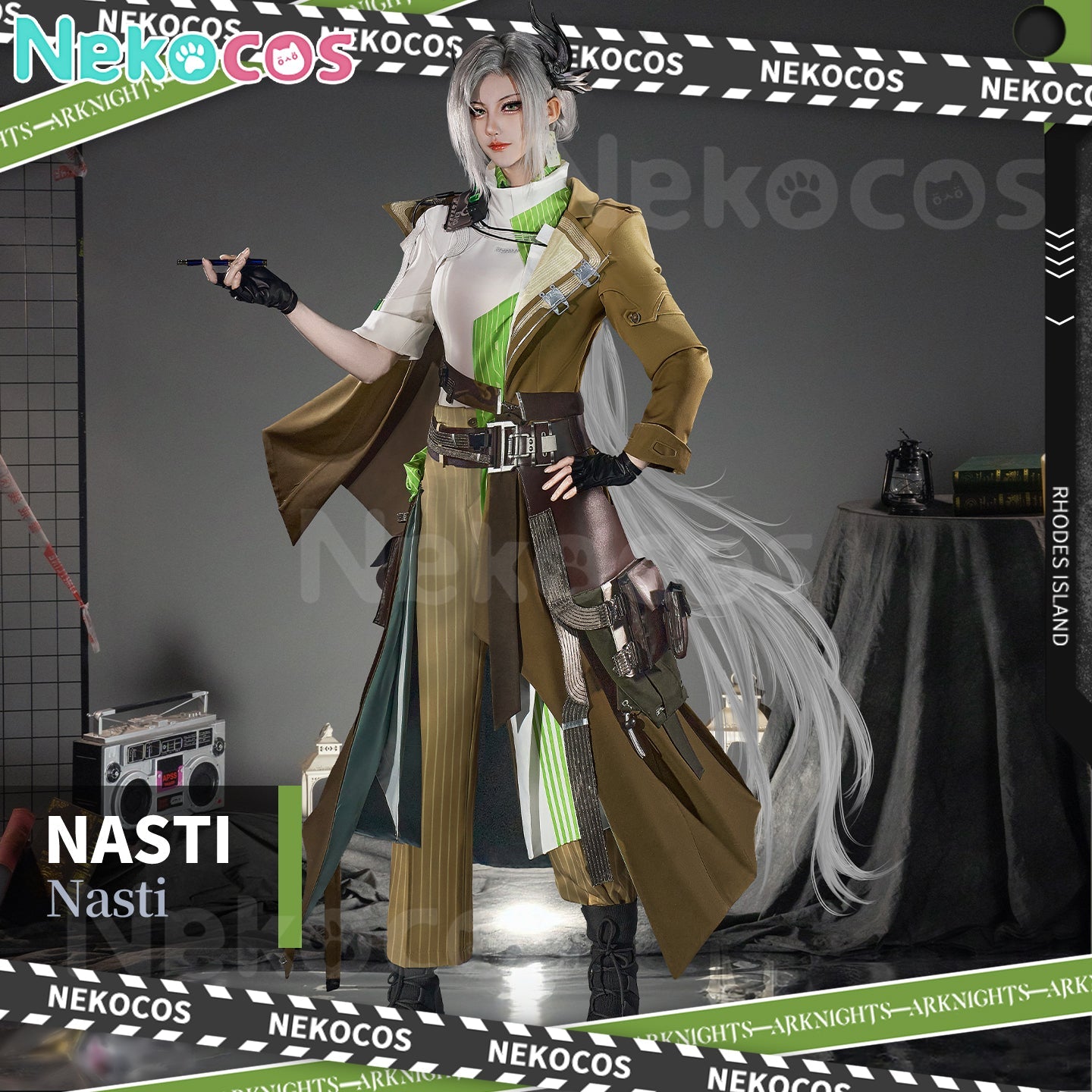 【Nekocos】Game Arknights Cosplay Nasti Cosplay Costume Premium Edition | Custom-Tailor