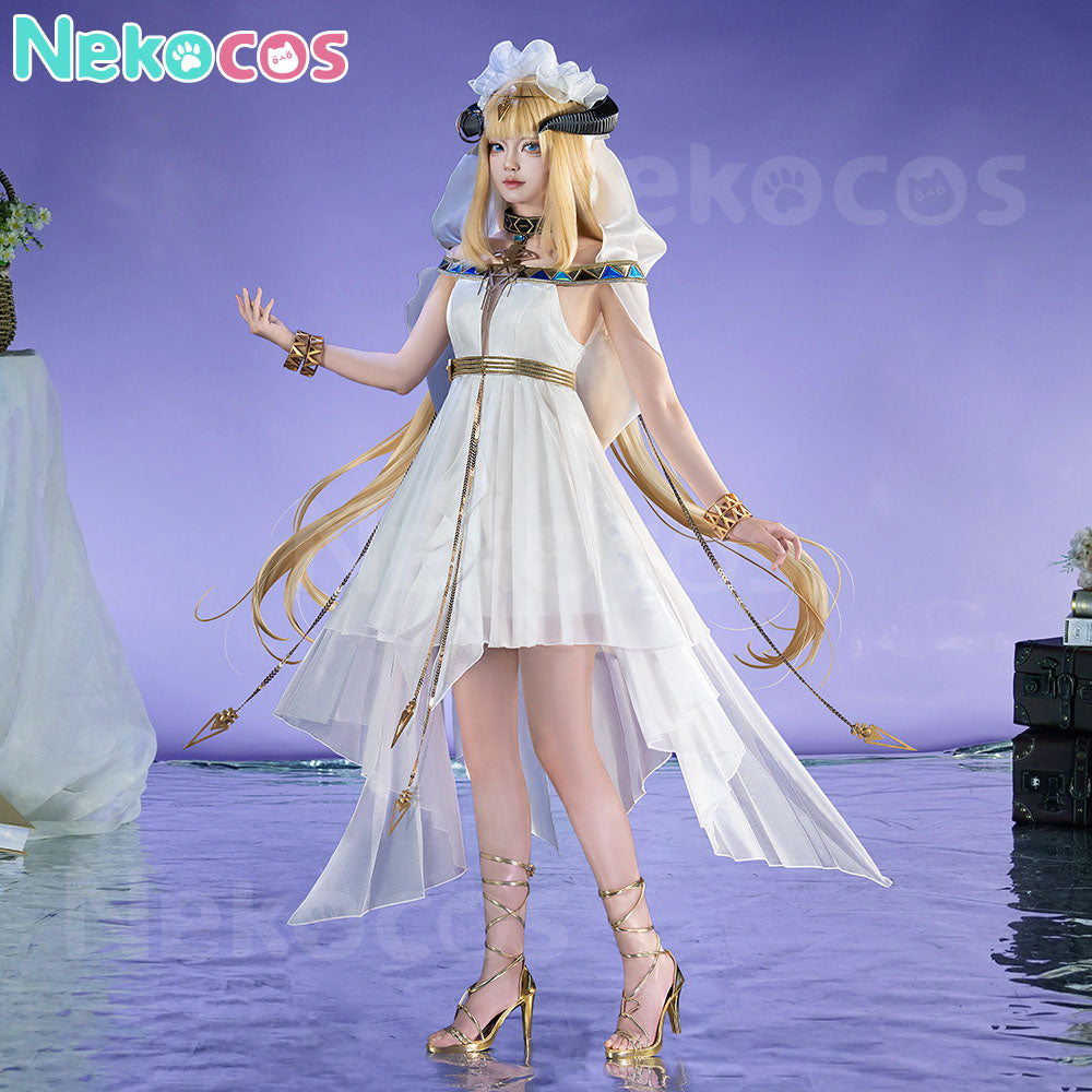 【Nekocos】Game Arknights Cosplay Nightingale Cosplay Costume Premium Edition | Custom-Tailor