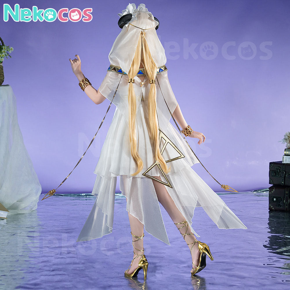 【Nekocos】Game Arknights Cosplay Nightingale Cosplay Costume Premium Edition | Custom-Tailor