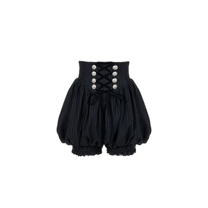 Night Crow - Elegant Gothic Lolita Blouse or Skirt Set, Irregular Hem (L M S) 46021:872624