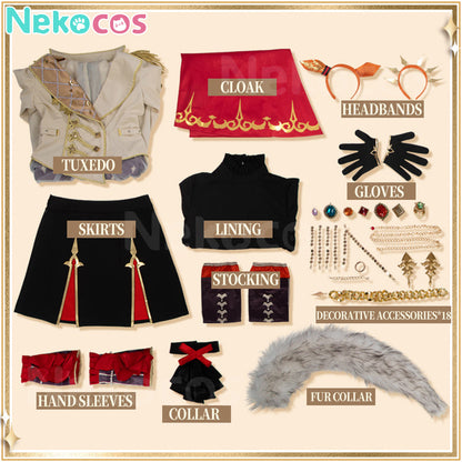 【Nekocos】Game Uma Musume Pretty Derby Cosplay Orfevre Cosplay Costume | Custom-Tailor