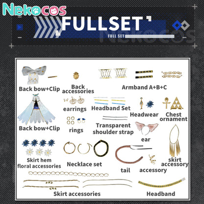 【Nekocos】Game Arknights Cosplay Pepe Star Shift Cosplay Costume Premium Edition | In Stock
