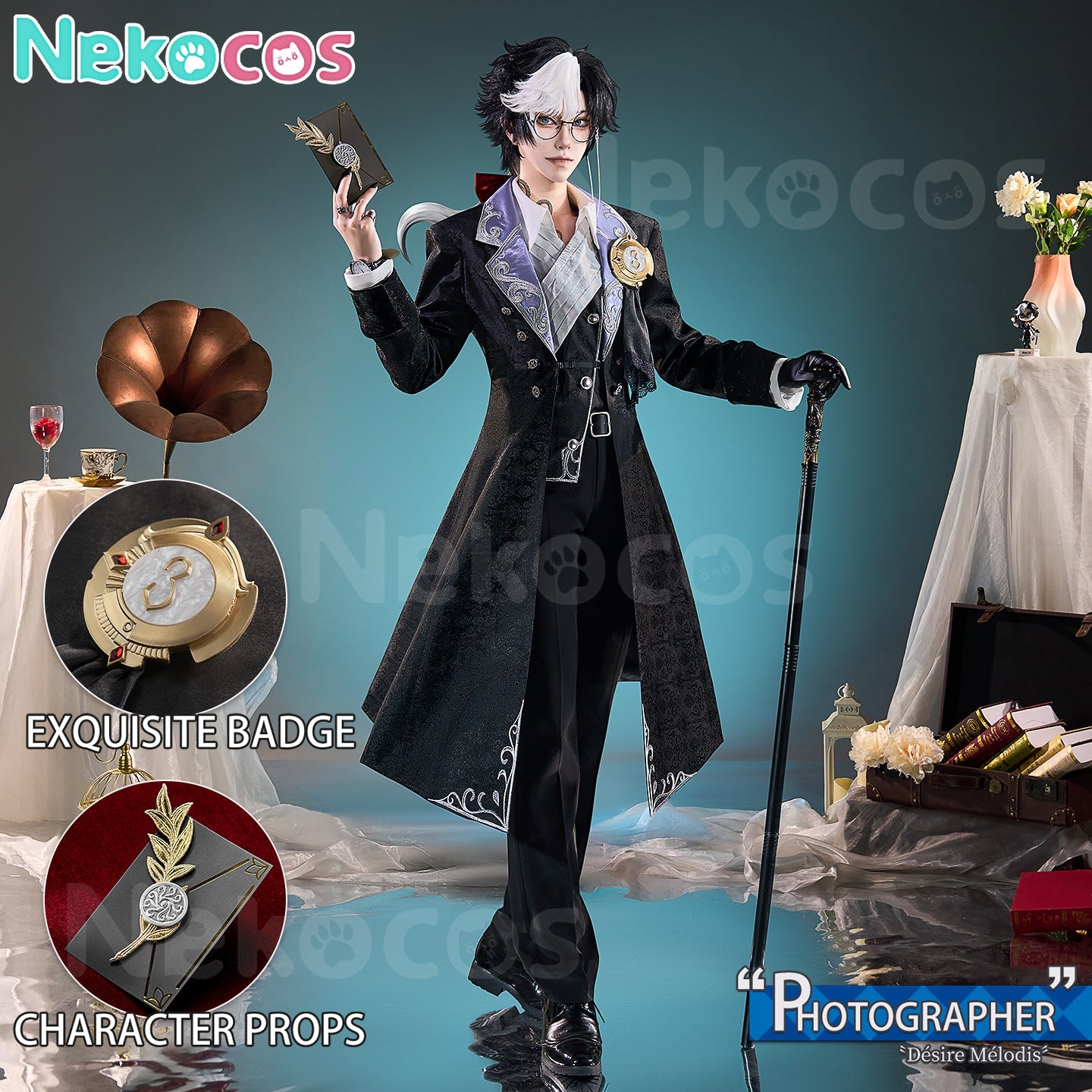 【Nekocos】Game Identity V Cosplay Photographer Joseph Desaulniers Désire Mélodis Cosplay Costume Premium Edition | Custom-Tailor