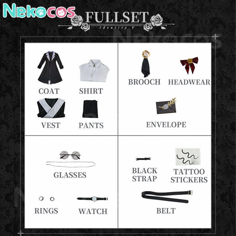 【Nekocos】Game Identity V Cosplay Photographer Joseph Desaulniers Désire Mélodis Cosplay Costume Premium Edition | Custom-Tailor
