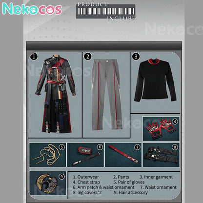 【Nekocos】Game Arknights: Endfield Cosplay Pogranichnik Cosplay Costume Premium Edition | Custom-Tailor