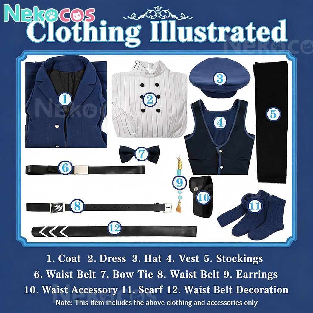 【Nekocos】Game Arknights Cosplay Pramanix Cosplay Costume | Custom-Tailor