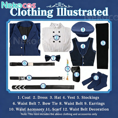 【Nekocos】Game Arknights Cosplay Pramanix Cosplay Costume | Custom-Tailor