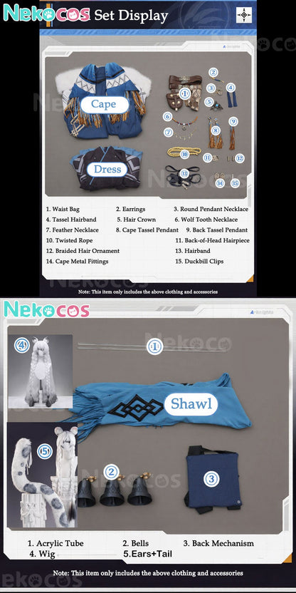 【Nekocos】Game Arknights: Endfield Cosplay Pramanix the Prerita Cosplay Costume Premium Edition | Custom-Tailor