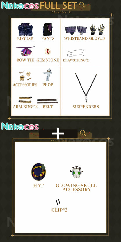 【Nekocos】Game Identity Ⅴ Cosplay Prospector Cosplay Costume Premium Edition | Custom-Tailor