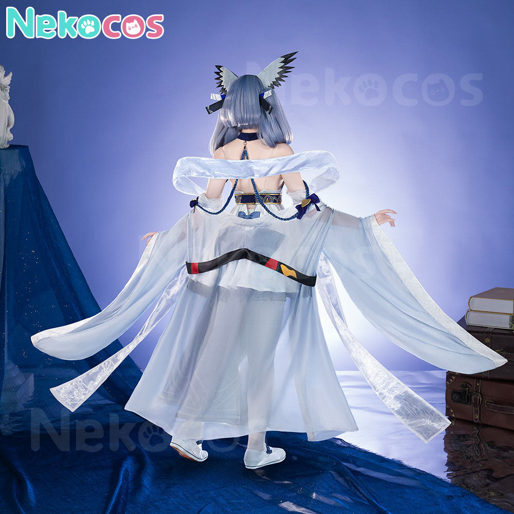 【Nekocos】Game Arknights Cosplay Ptilopsis Cosplay Costume Premium Edition | Custom-Tailor