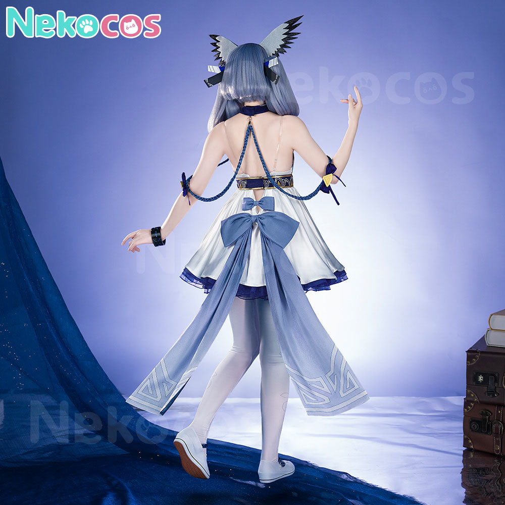 【Nekocos】Game Arknights Cosplay Ptilopsis Cosplay Costume Premium Edition | Custom-Tailor