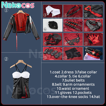 【Nekocos】Game Cosplay Red Riding Rabbi Cosplay Costume | Custom-Tailor