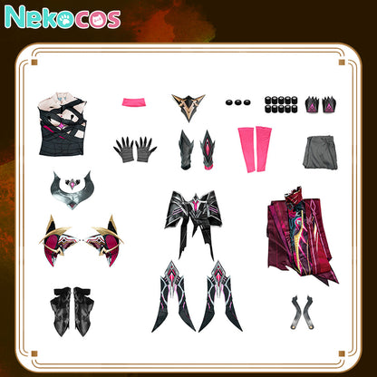 【Nekocos】Game Genshin Impact Cosplay Rächer of Solnari Rerir Cosplay Costume Premium Edition | Custom-Tailor