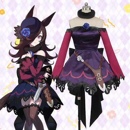 【Nekocos】Game Uma Musume Pretty Derby Cosplay Rice Shower Cosplay Costume | Custom-Tailor