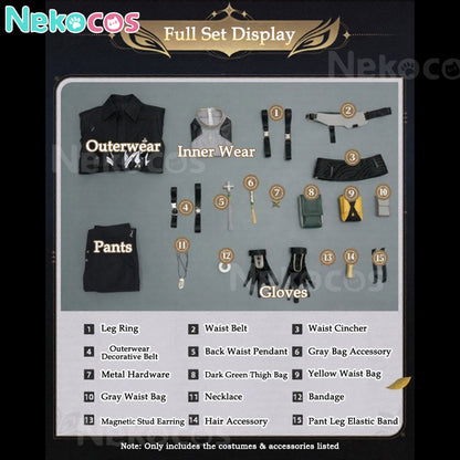 【Nekocos】Game Wuthering Waves Rover Cosplay Costume Premium Edition | Custom-Tailor