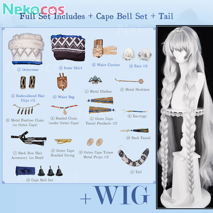 【Nekocos】Game Arknights Cosplay Pramanix the Prerita Cosplay Costume Premium Edition | Custom-Tailor
