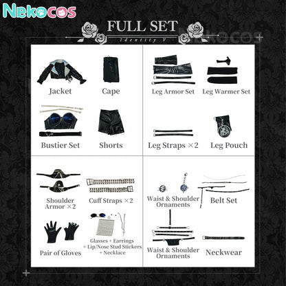【Nekocos】Game Identity V Cosplay Opera Singer Electric Symphony Cosplay Costume Premium Edition | Custom-Tailor