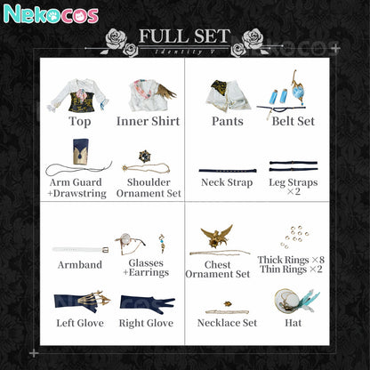 【Nekocos】Game Identity V Cosplay Unidentified Phenomena Cosplay Costume Premium Edition | Custom-Tailor