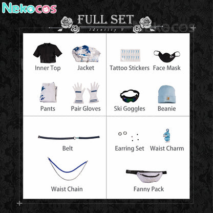 Aesop Carl Teal Cosplay Costume - Custom Tailored at NekocosCostume,Game,Identity Ⅴ