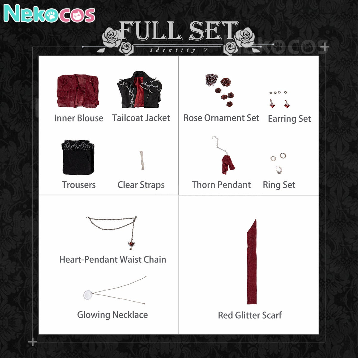Frederick Kreiburg Cosplay Costume | Custom-Tailored QualityCostume,Game,Identity Ⅴ