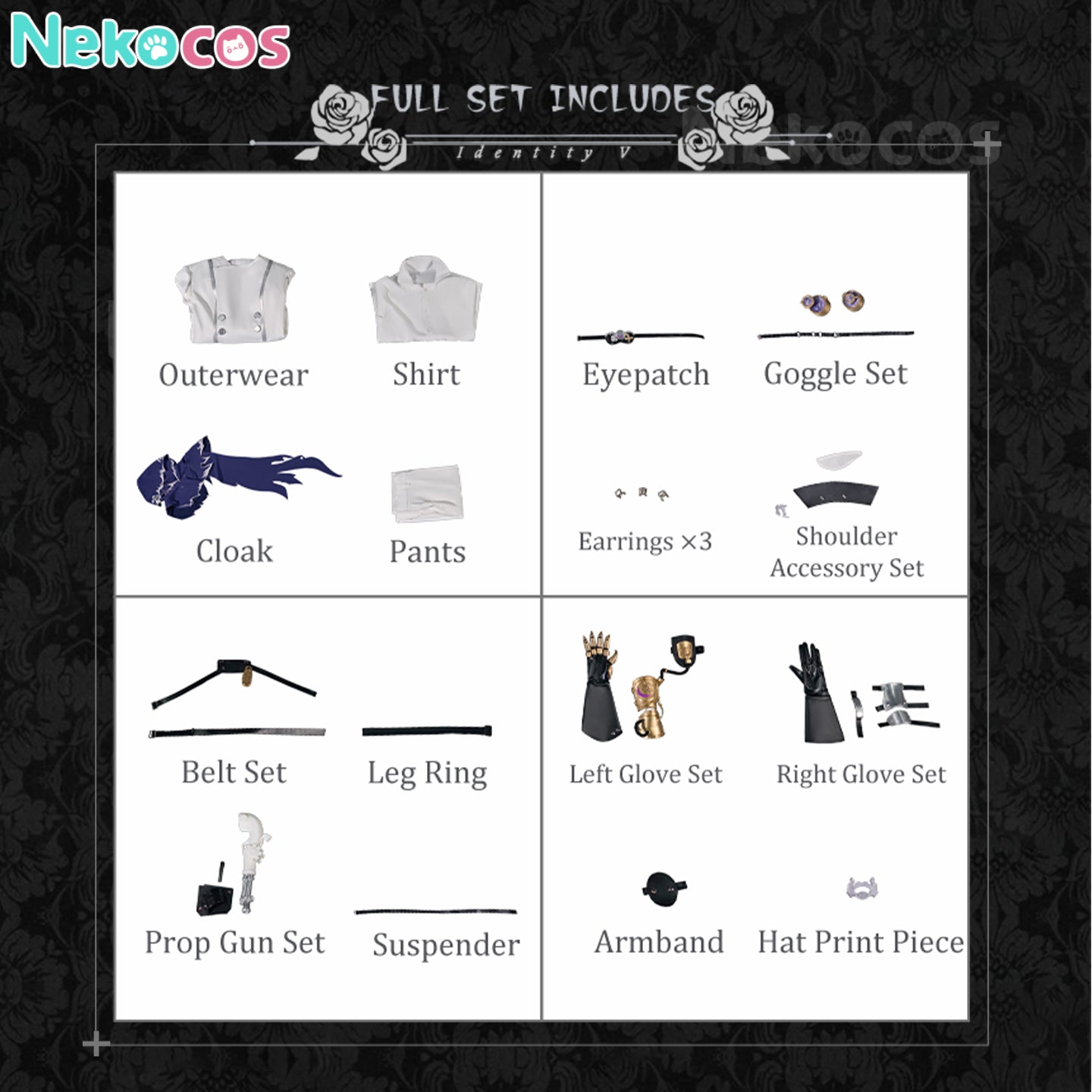 【Nekocos】Game Identity Ⅴ Cosplay Eli Clark Cosplay Costume Premium Edition | Custom-Tailor