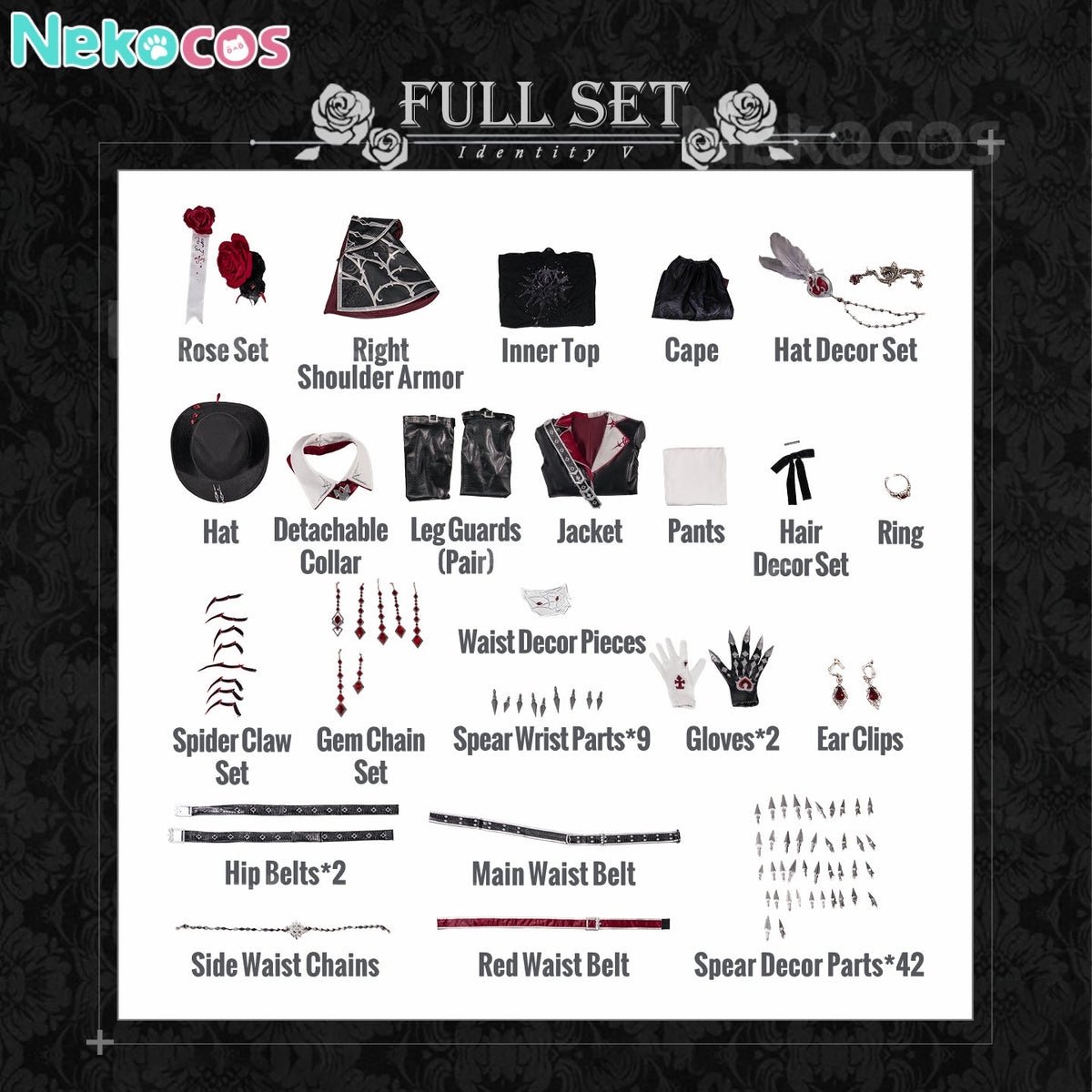 Game Identity V Cosplay Costume | Custom-Tailored ExcellenceCostume,Game,Identity Ⅴ