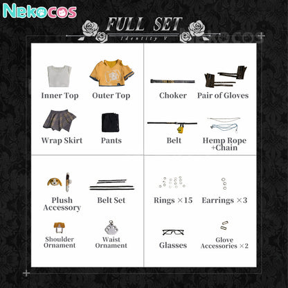 【Nekocos】Game Identity V Cosplay Prisoner BIGEDUODONG Cosplay Costume Premium Edition | Custom-Tailor