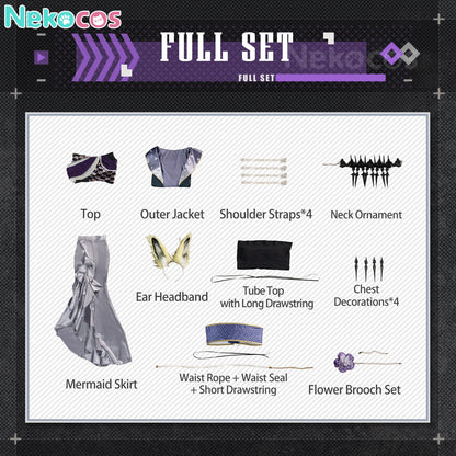 【Nekocos】Game Arknights Cosplay Out of Focus Vulpisfoglia Cosplay Costume Premium Edition | Custom-Tailor