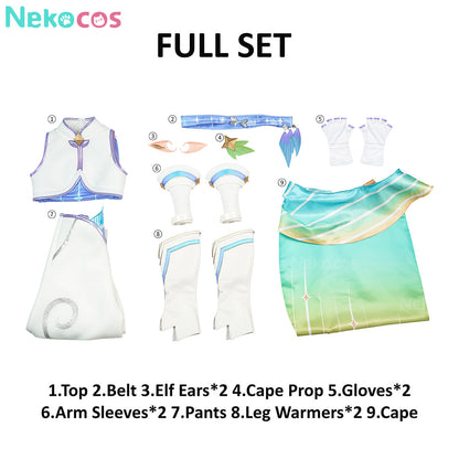 【Nekocos】Game Roco Kingdom Cosplay Elis Cosplay Costume Premium Edition | Custom-Tailor