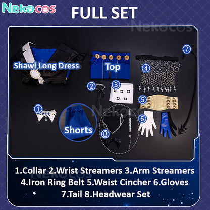 【Nekocos】Game Arknights Cosplay Mostima Cosplay Costume Premium Edition | In Stock