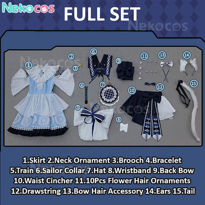 【Nekocos】Game Arknights Cosplay Rosmontis Test Collection Cosplay Costume | Custom-Tailor