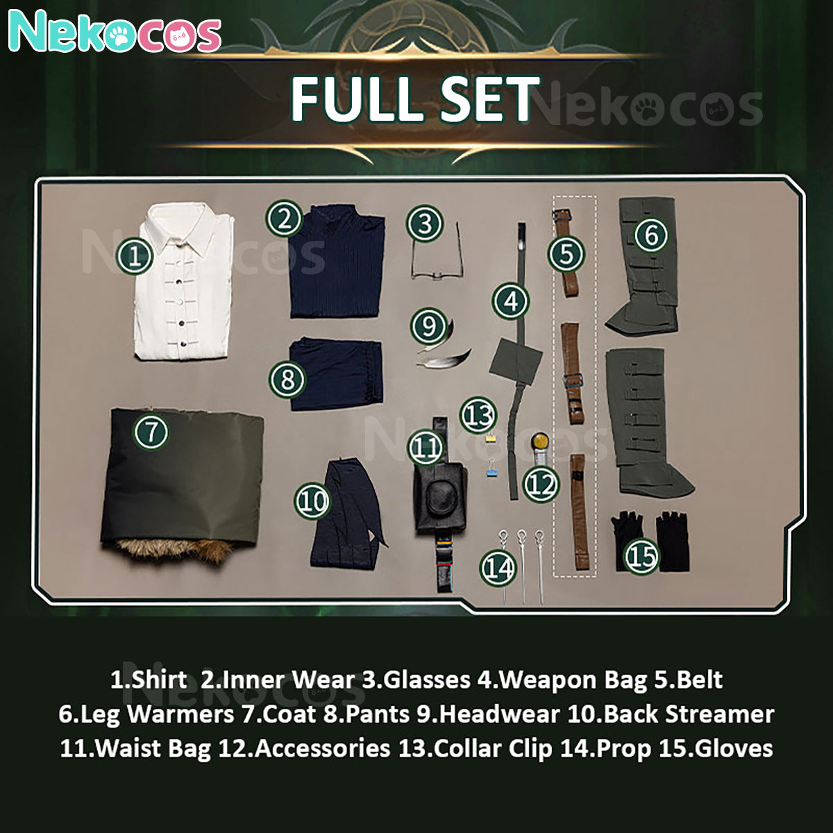 【Nekocos】Game Arknights Cosplay Snegurochka Cosplay Costume Premium Edition | In Stock