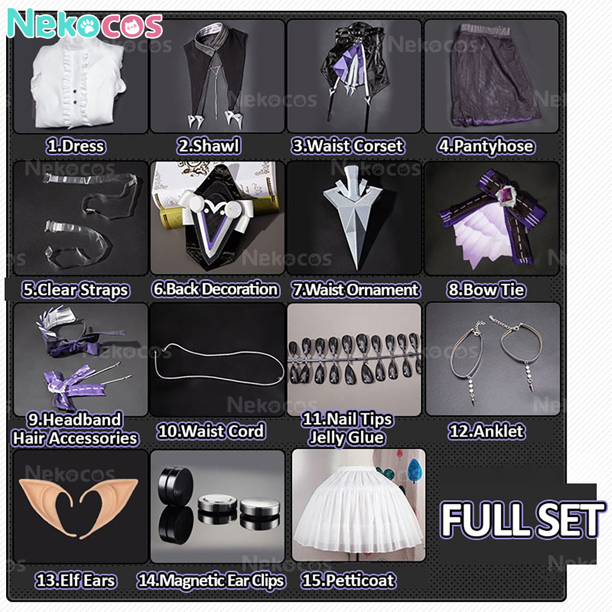 【Nekocos】Game Zenless Zone Zero Cosplay Vivian Banshee Cosplay Costume | In Stock