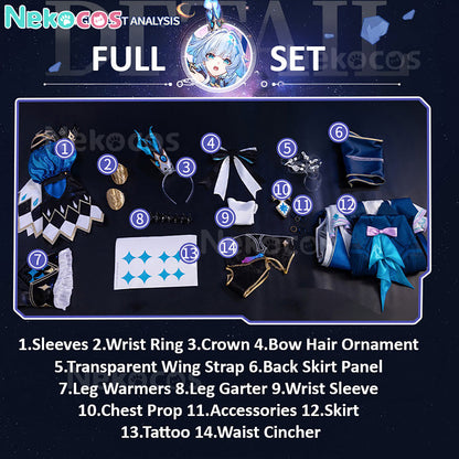 【Nekocos】Game Honkai: Star Rail Cosplay Cerydra Cosplay Costume Premium Edition | Custom-Tailor