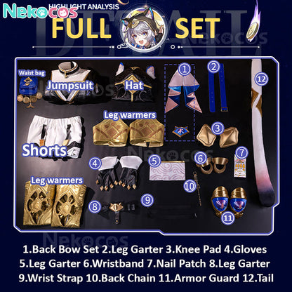 【Nekocos】Game Honkai: Star Rail Cosplay Amphoreus Cipher Cosplay Costume Premium Edition | Custom-Tailor