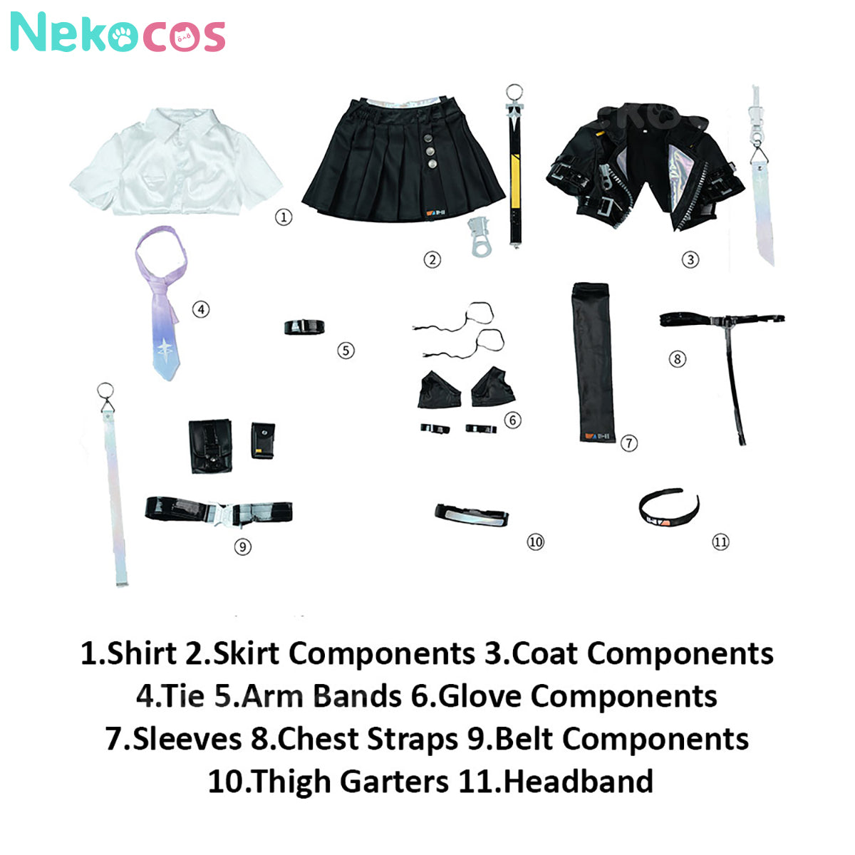 【Nekocos】Game Neverness to Everness Cosplay Esper Zero Cosplay Costume Premium Edition | Custom-Tailor