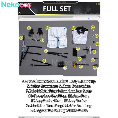 【Nekocos】Game Arknights: Endfield Cosplay Perlica Cosplay Costume Premium Edition | Custom-Tailor
