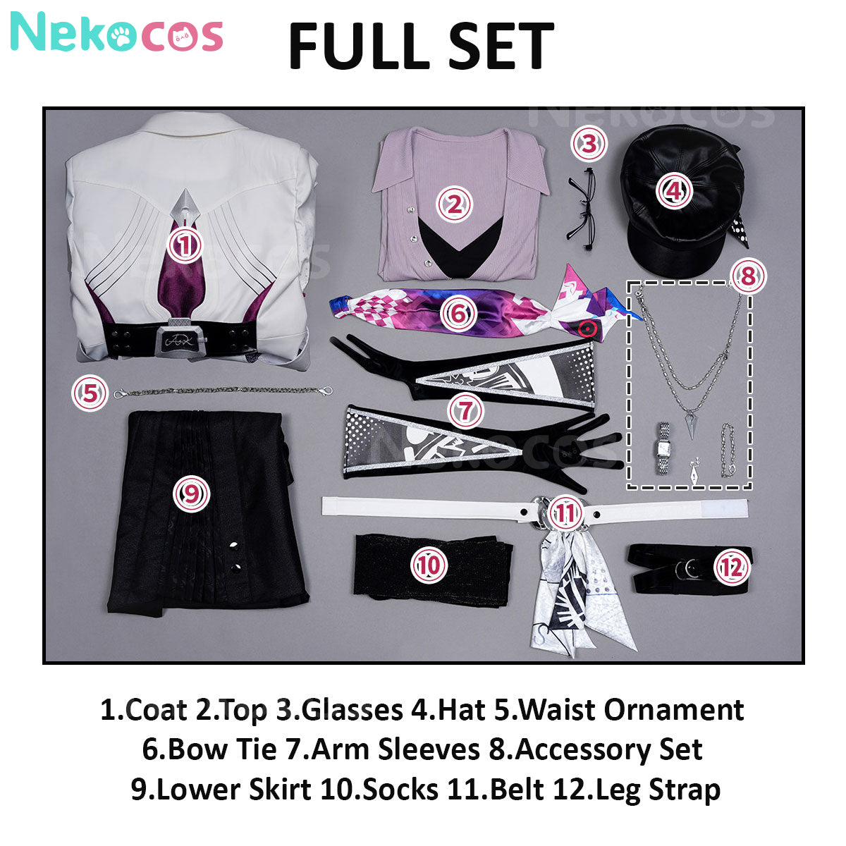 【Nekocos】Game Honkai: Star Rail Cosplay Planarcadia Nihilux Cosplay Costume Premium Edition | Custom-Tailor
