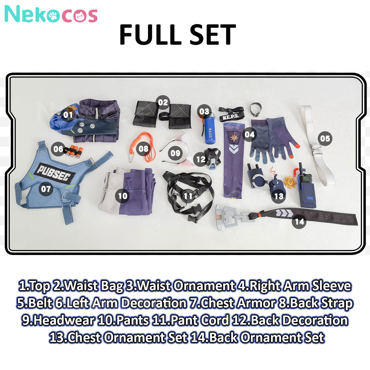 【Nekocos】Game Zenless Zone Zero Cosplay Seth Lowell Cosplay Costume | In Stock